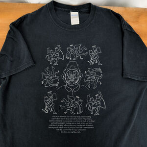 Bad History Month Hollow Head Indie Rock Shirt Medium